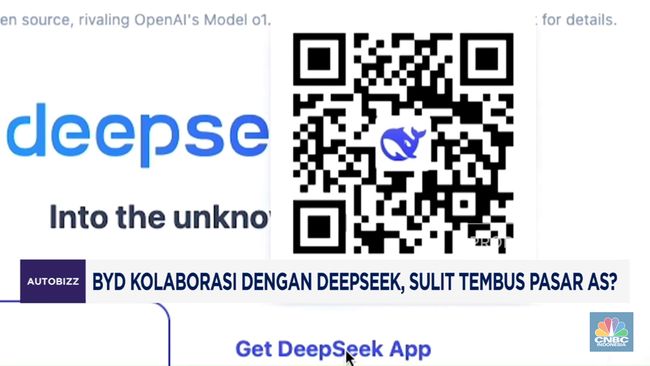 Saham BYD Cetak Rekor Pasca Kolaborasi dengan Deepseek