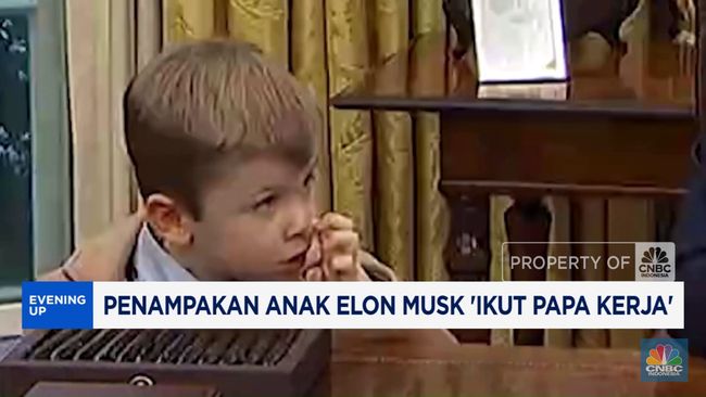 Anak Elon Musk Ikut Kerja di Gedung Putih