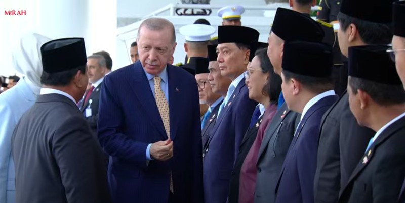 LIVE: Upacara Penyambutan Kenegaraan Presiden Türkiye Recep Tayyip Erdoğan, 12 Februari 2025. (Tangkapan Layar Youtube/Biro Setpres RI) Upacara Penyambutan Kenegaraan Presiden Türkiye Recep Tayyip Erdoğan, 12 Februari 2025. (Tangkapan Layar Youtube/Biro Setpres RI)