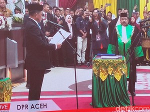 Mendagri Lantik Gubernur-Wagub Aceh, Jusuf Kalla Hadir