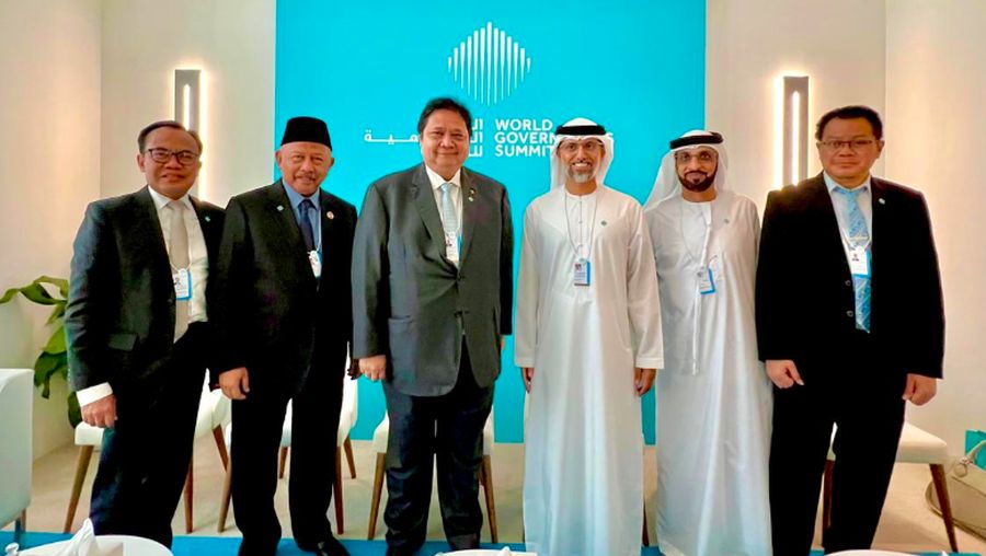 Menko Airlangga Bertemu Menteri Persatuan Emirat Arab (PEA), Perkuat Kolaborasi Energi Bersih dan Digitalisasi Industri. (Dok Menko Perekonomian)