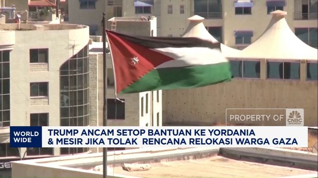 Trump Setop Bantuan Ke Yordania-Mesir Jika Tolak Relokasi Gaza