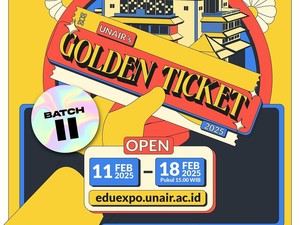 Golden Ticket Unair Batch 2 Dibuka hingga 18 Februari 2025, Siswa Merapat!