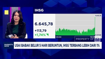Video: Usai Babak Belur 5 Hari Beruntun, IHSG Terbang Lebih Dari 1 %