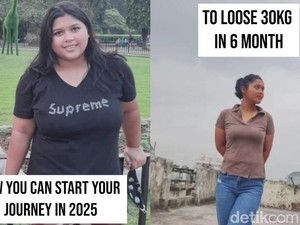 Wanita 24 Tahun Sukses Pangkas BB 30 Kg, Transformasinya Bikin Pangling