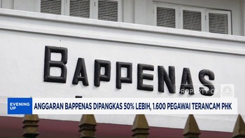 Anggaran Bappenas Dipangkas 50% Lebih, 1.600 Pegawai Terancam PHK