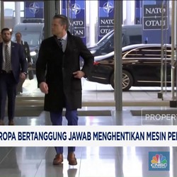 Video: AS Sebut Eropa Tanggung Jawab Hentikan Mesin Perang Rusia