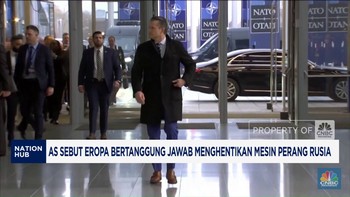 Video: AS Sebut Eropa Tanggung Jawab Hentikan Mesin Perang Rusia