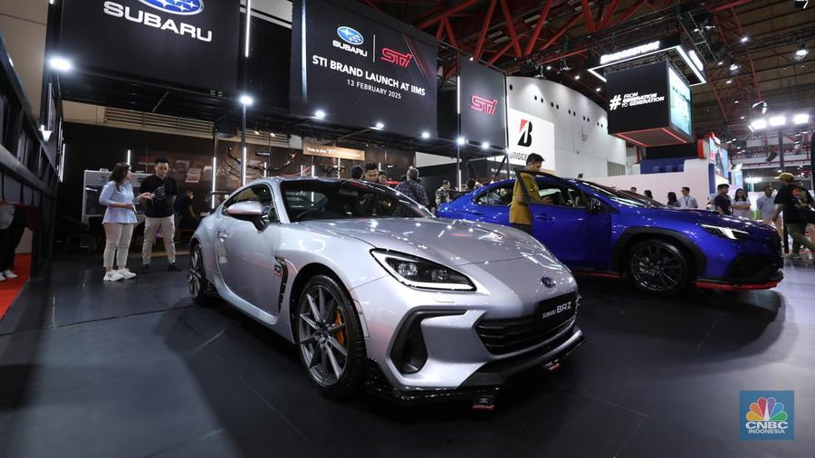 Divisi motorsport Subaru, Subaru Tecnica International (STI) resmi hadir di Indonesia. Subaru Corporation Japan dan Subaru Tecnica International (STI) bersama Subaru Indonesia hari ini resmi memperkenalkan Subaru Tecnica International di Indonesia pada gelaran Indonesia International Motor Show (IIMS) 2025, Kamis (13/2/2025). (վ/Tri Susilo)