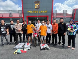 2 Bandar Narkoba di Lahat Ditangkap Polisi, Ganja 7,6 Kg Disita