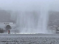 Potret Pesawat Jet Angkatan Laut AS Jatuh di Teluk San Diego