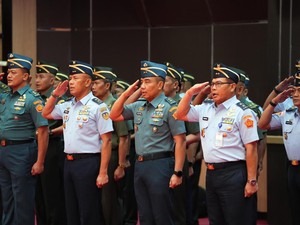 32 Perwira Tinggi TNI Naik Pangkat, Ini Nama-namanya