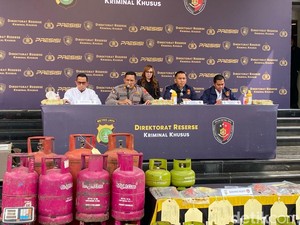 Polisi Ringkus Sindikat Pengoplos Gas Bersubsidi, 3 Kg Disuntik ke 50 Kg