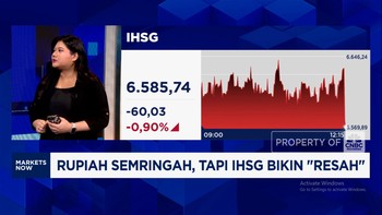Video: Rupiah Semringah Saat IHSG Terperosok ke Level 6.500-an