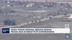Video: Rusia Tuduh Ukraina Serang Konvoi Pakar Tenaga Nuklir