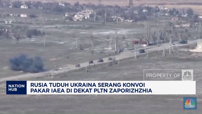 Rusia Tuduh Ukraina Serang Konvoi Pakar Tenaga Nuklir