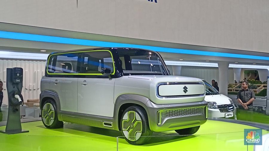 Suzuki Luncurkan SUV e Vitara. (CNBC Indonesia/Ferry Sandi)