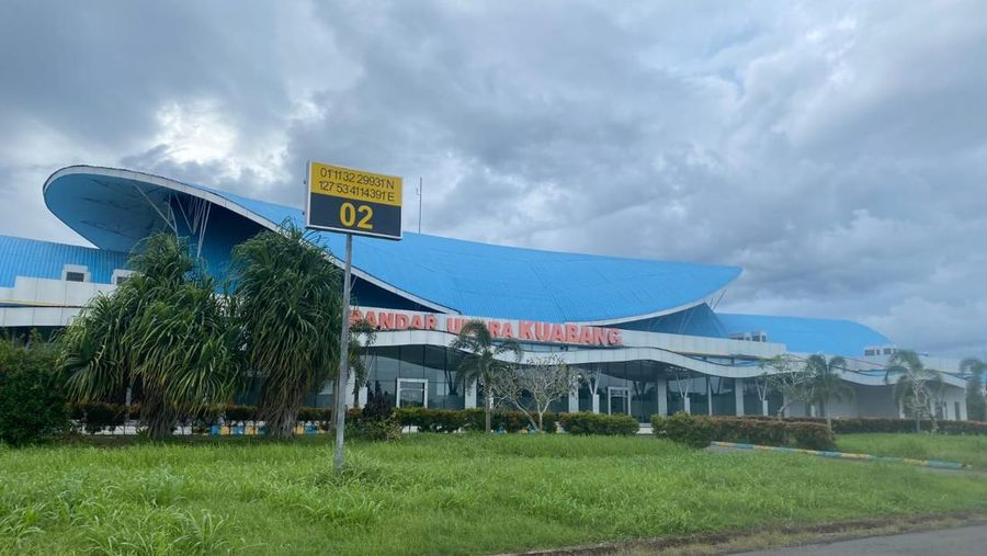 Bandara Kuabang Kao Ditutup Sementara karena erupsi Gunung Ibu. (Dok: Kemenhub)