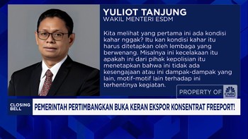 Video: Pemerintah Pertimbangkan Buka Keran Ekspor Konsentrat Freeport