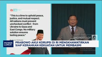 Video: Di Forum Dunia, Prabowo Sebut Korupsi di RI Mengkhawatirkan