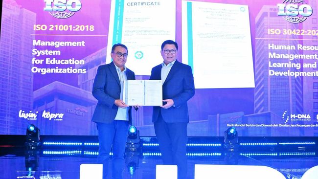 Kualitas Pegawai Bank Mandiri Penuhi Dua Standar Internasional