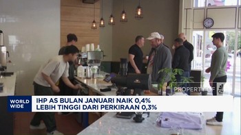 Video: Indeks Harga Produsen AS Januari 2025 Naik Jadi 0,4%