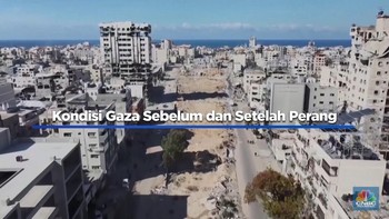Video: Luluh Lantah, Begini Kondisi Gaza Sebelum dan Setelah Perang