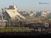 Video: Hamas & Warga Gaza Sambut Pembebasan 369 Tahanan Palestina