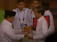 Jokowi Puji Prabowo di HUT Gerindra, Sebut Punya Dukungan Kuat
