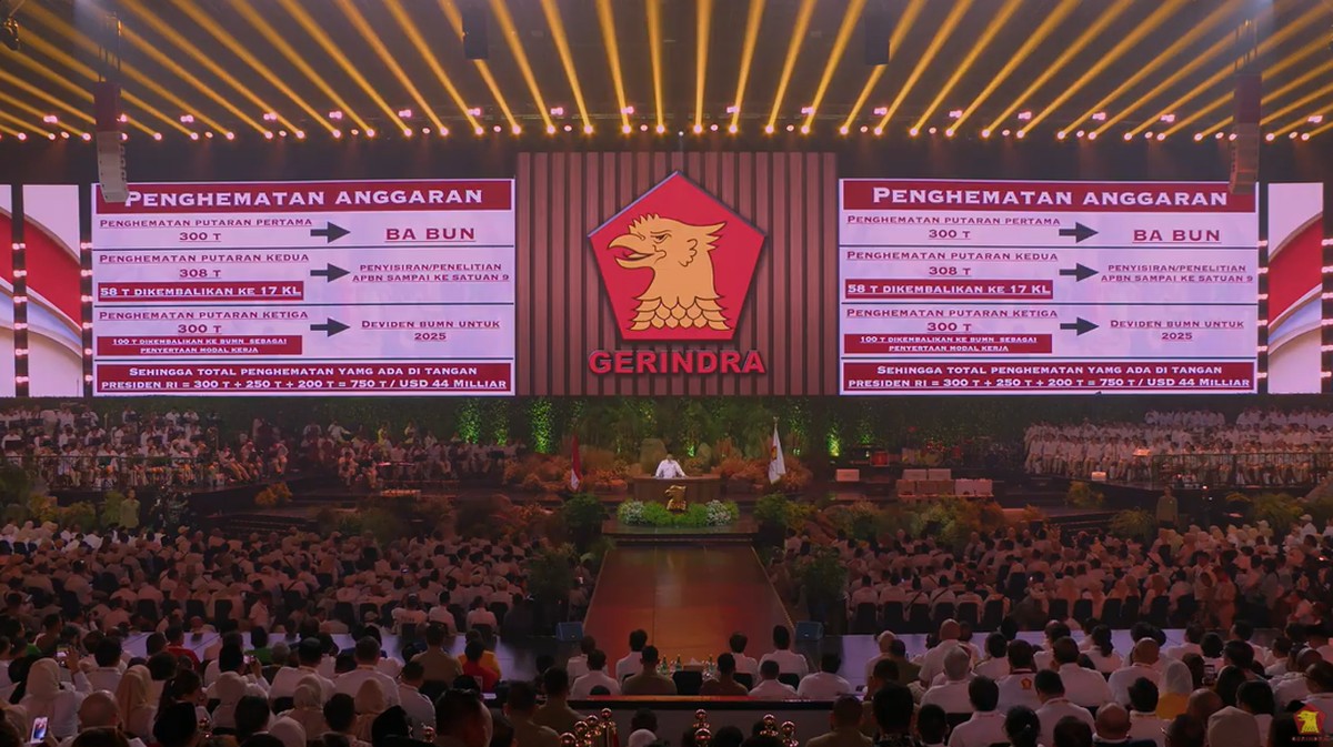Survei Poltracking: Elektabilitas Partai Gerindra 23,2%, PDIP 11,6%