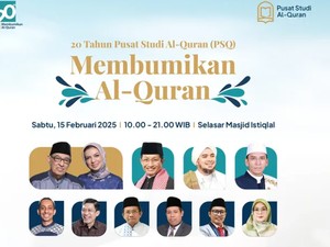 Event 20 Tahun PSQ Digelar di Istiqlal, Hadirkan Menag hingga Quraish Shihab