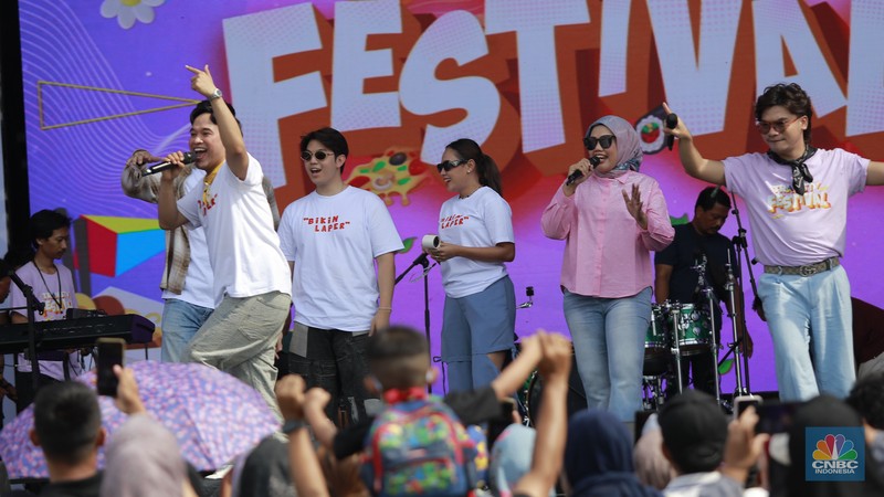 Trans TV Festival di Senayan Park. (CNBC Indonesia/Muhamad Sabki) Trans TV Festival di Senayan Park. (CNBC Indonesia/Muhamad Sabki)