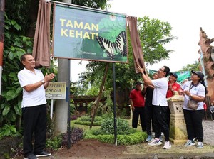 Pura Dalem Mutering Jagad Jadi Pusat Penghijauan di Denpasar