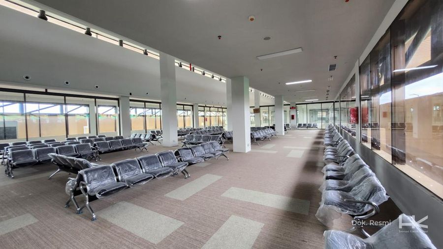 Penyelesaian Bandara VVIP IKN berjalan sesuai rencana sebagai bagian dari upaya pemerintah dalam mempercepat pembangunan Ibu Kota Nusantara (IKN). (Dok Hutama Karya)