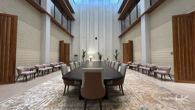 Penyelesaian Bandara VVIP IKN berjalan sesuai rencana sebagai bagian dari upaya pemerintah dalam mempercepat pembangunan Ibu Kota Nusantara (IKN). (Dok Hutama Karya)