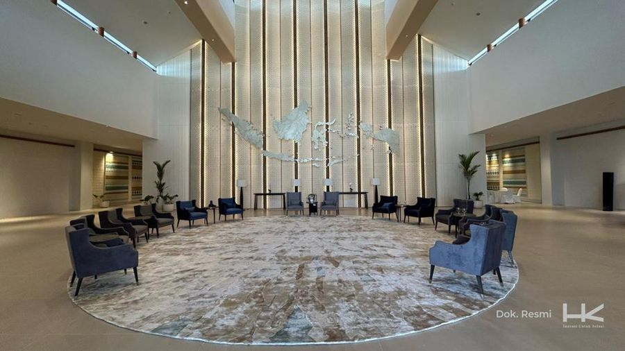 Penyelesaian Bandara VVIP IKN berjalan sesuai rencana sebagai bagian dari upaya pemerintah dalam mempercepat pembangunan Ibu Kota Nusantara (IKN). (Dok Hutama Karya)