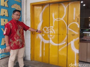 Aksi Vandalisme di Toko Emas Kota Malang Terekam CCTV