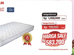 Produk Kasur Empuk Banting Harga, Buruan ke Transmart Full Day Sale!