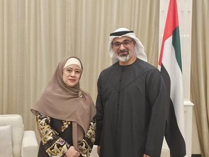 Puan Sampaikan Gagasan Peran Perempuan saat Bertemu Pangeran Khaled di UEA
