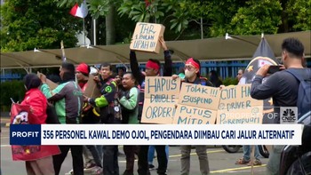 Video: Demo Ojol, Pengendara Diimbau Cari Jalur Alternatif