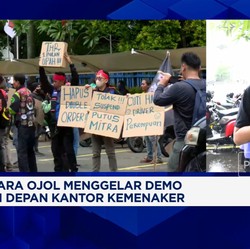 Video: Gelar Demo Besar-Besaran, Ojol Tuntut Hak Atas THR 2025