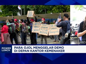 Video: Gelar Demo Besar-Besaran, Ojol Tuntut Hak Atas THR 2025