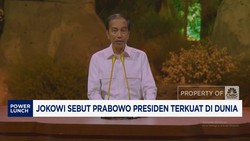 Video: Jokowi Sebut Prabowo Presiden Terkuat di Dunia