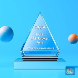 Top! Octa Raih Penghargaan Best CFD Asia 2025