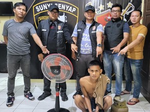 6 Bulan Buron, Pencuri Kipas Angin-Tabung Gas di SMK Swasta Prabumulih Ditangkap