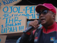 Kabar Terbaru THR Driver Ojol, Ini Kata Kemnaker