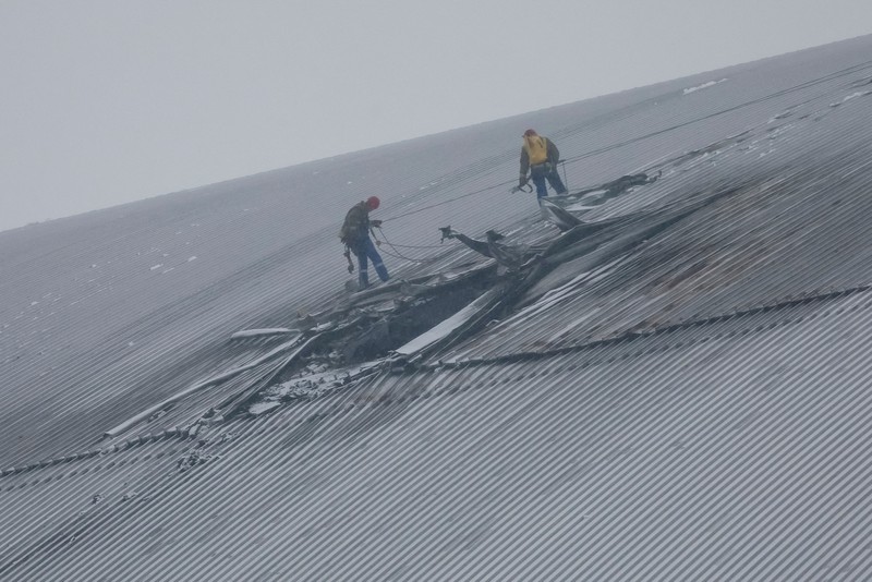 Pesawat nirawak atau drone Rusia dilaporkan menghantam pembangkit listrik tenaga nuklir yang hancur di Chernobyl mengakibatkan beberapa kerusakan. (REUTERS/Gleb Garanich) Pesawat nirawak atau drone Rusia dilaporkan menghantam pembangkit listrik tenaga nuklir yang hancur di Chernobyl mengakibatkan beberapa kerusakan. (REUTERS/Gleb Garanich)