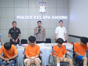Komplotan Begal Sadis di Flyover Jakut Dibekuk Usai Dipancing Polisi