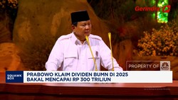 Video: Prabowo Klaim Dividen BUMN di 2025 Bakal Tembus Rp 300 Triliun