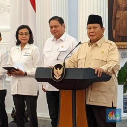 Prabowo: Saya Sangat Gembira Ekonomi RI Terkendali & Inflasi Rendah